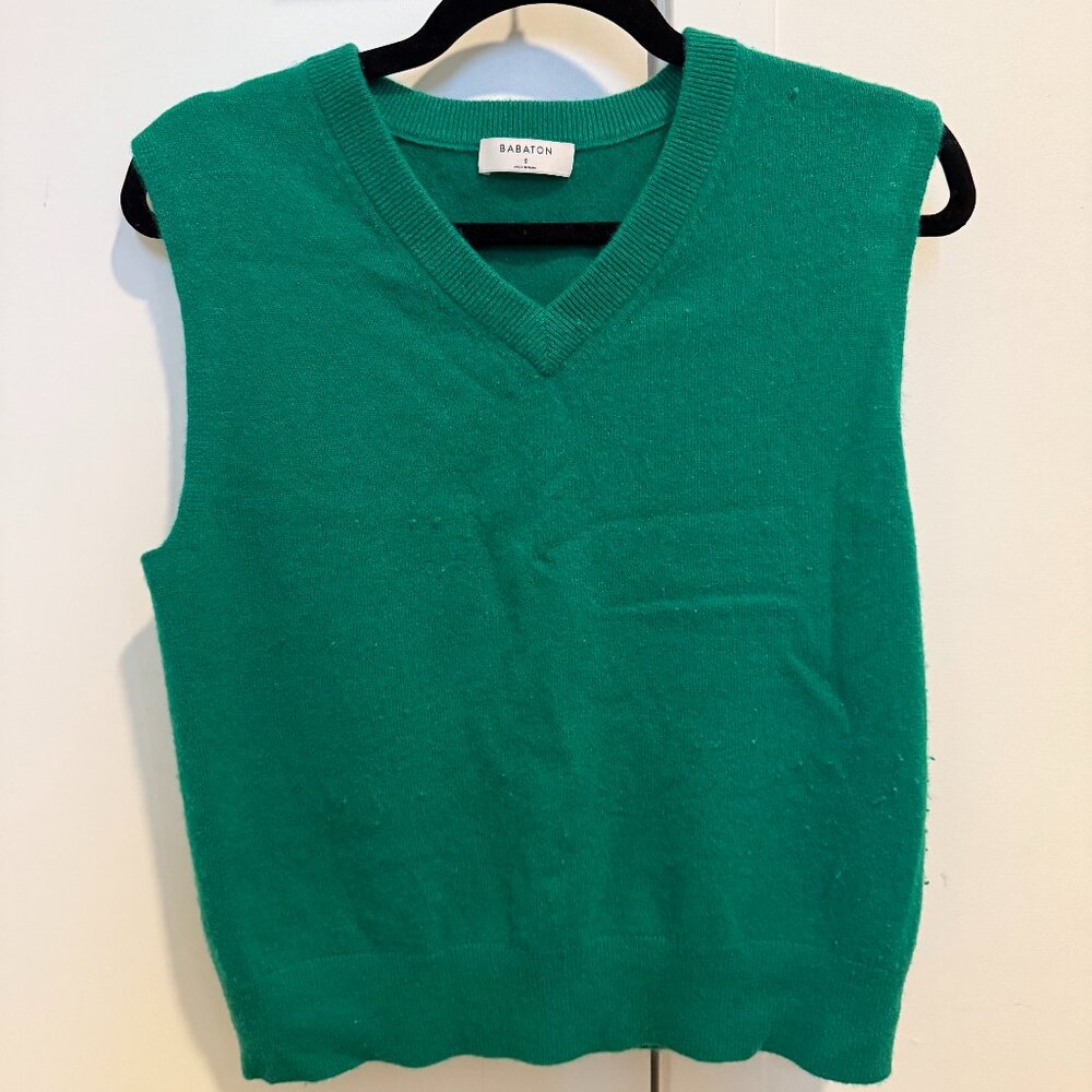 Aritzia Babaton Tribune 100% Cashmere Sweater Vest